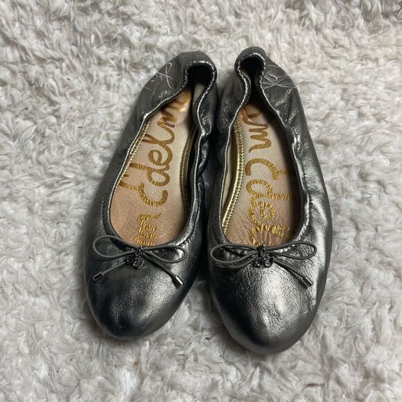 Sam Edelman Silver Flats - Picture 3 of 9